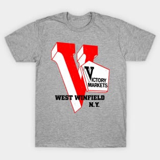 Victory Market Former West Winfield NY Grocery Store Logo T-Shirt